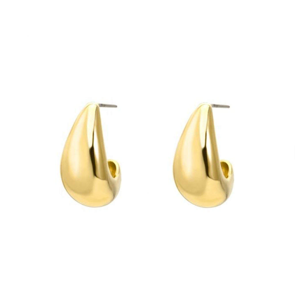 Aurelia Chunky Teardrop Hoops