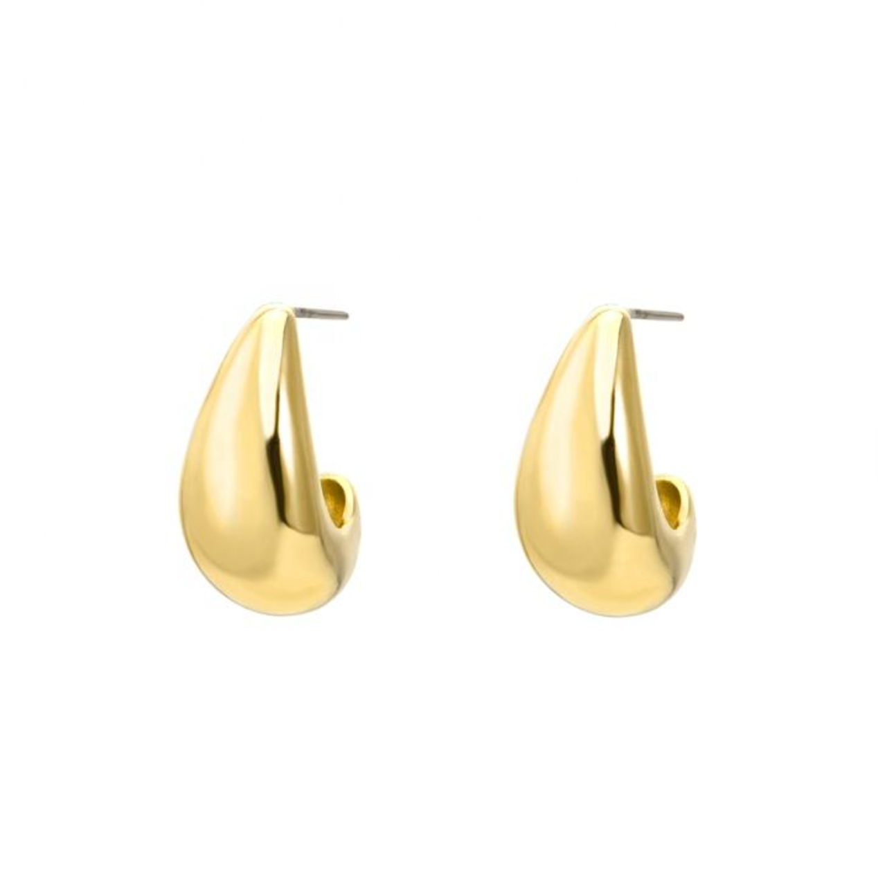 Aurelia Chunky Teardrop Hoops
